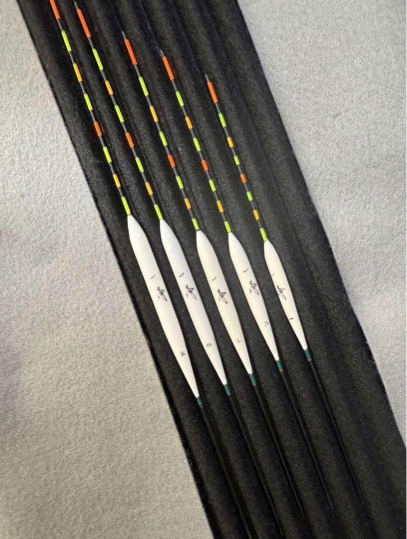F4 一峰 羽根へらうき 一本取り パイプトップ 5本セット 新品 F4 一峰 羽根へらうき 一本取り パイプトップ 5本セット 新品